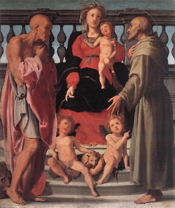 Pontormo, Jacopo Madonna and Child with Two Saints oil painting image